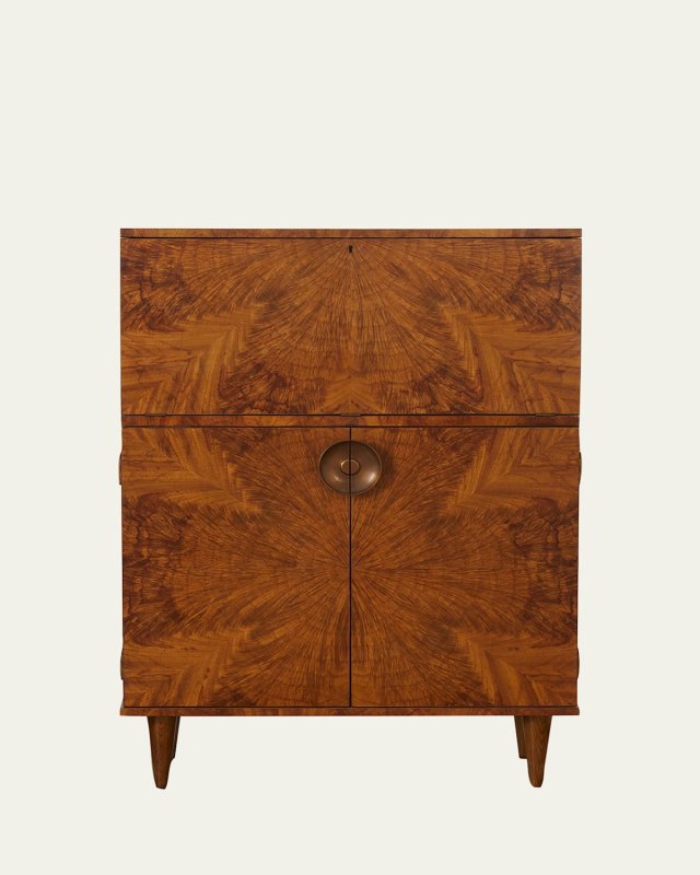 Manhattan Burlwood Bar Cabinet